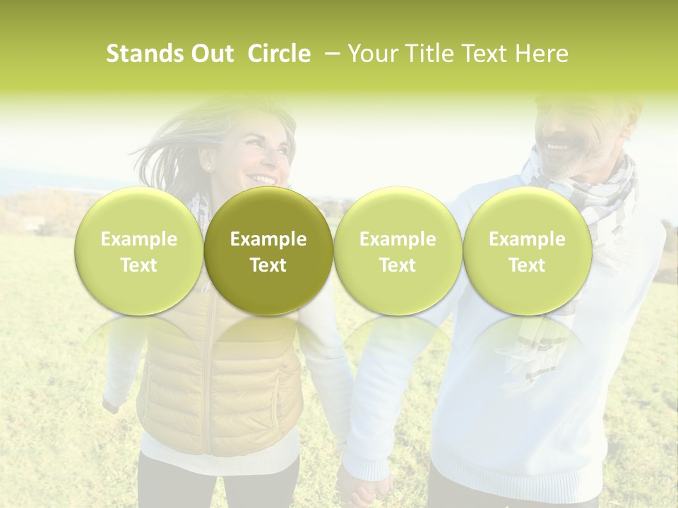 Model Hand Rent PowerPoint Template