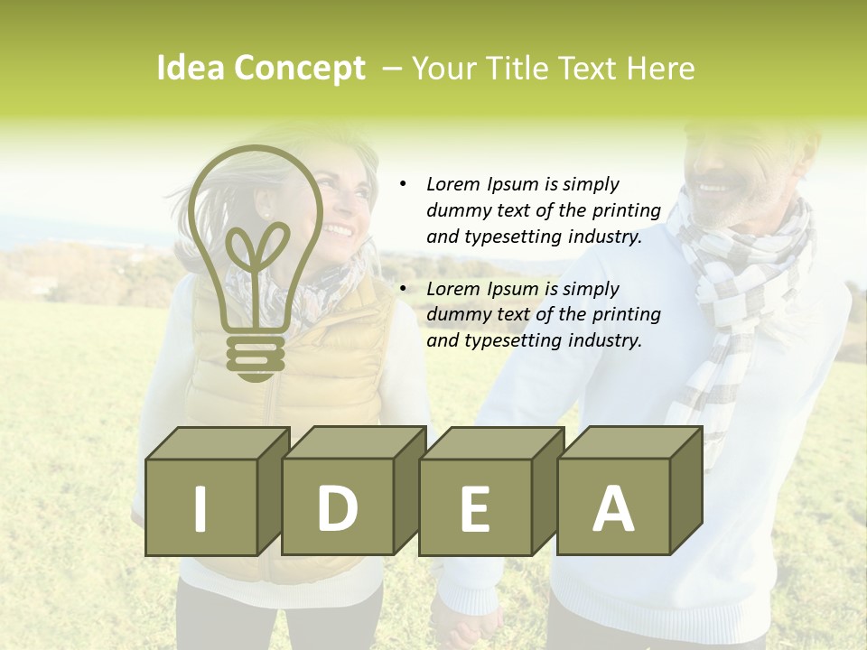 Model Hand Rent PowerPoint Template