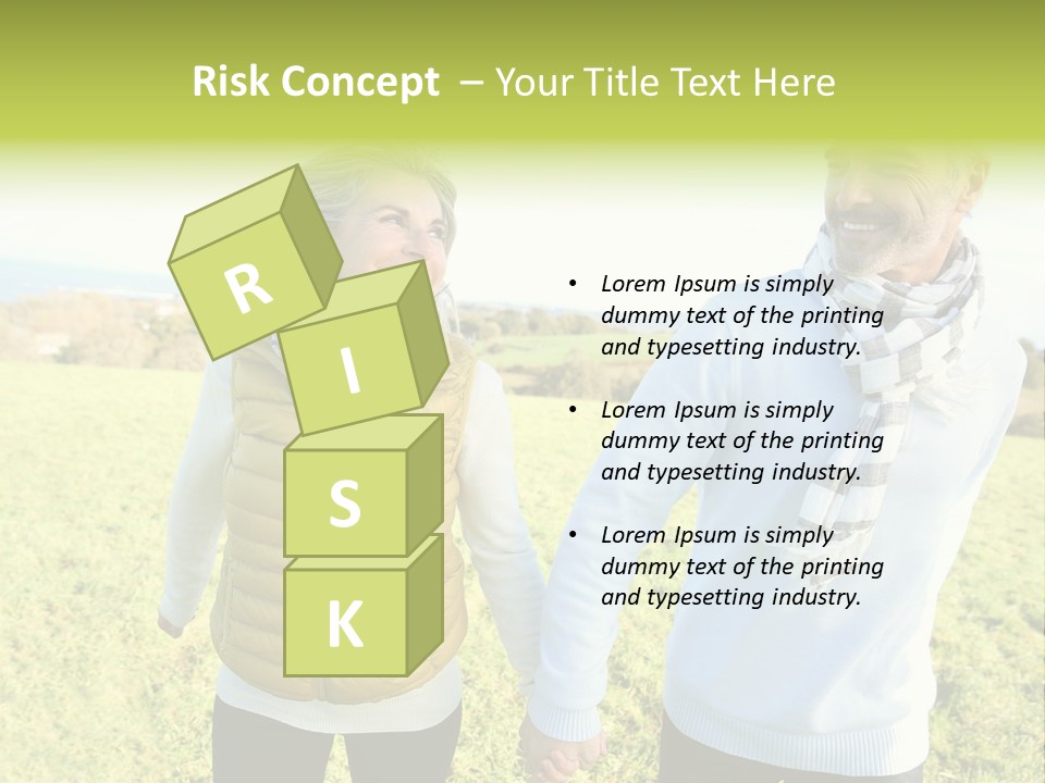 Model Hand Rent PowerPoint Template