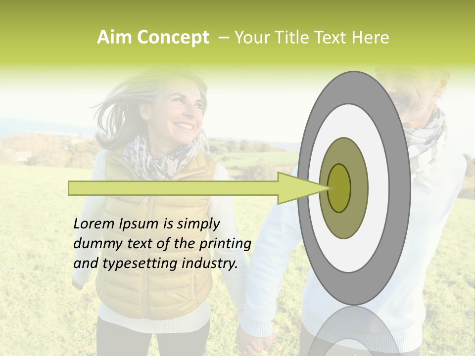 Model Hand Rent PowerPoint Template