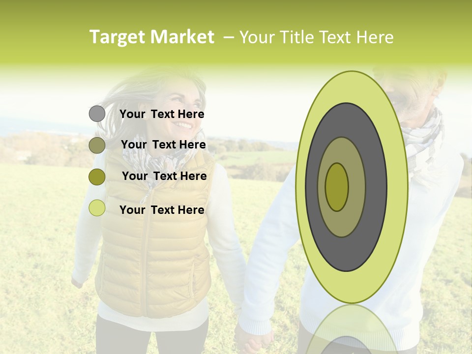 Model Hand Rent PowerPoint Template