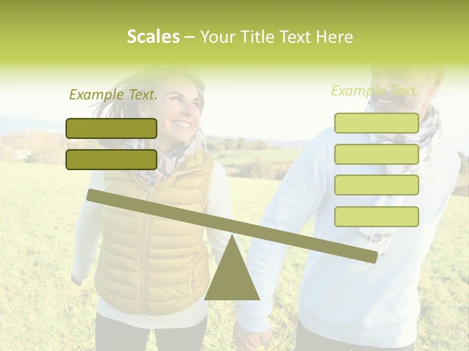 Model Hand Rent PowerPoint Template