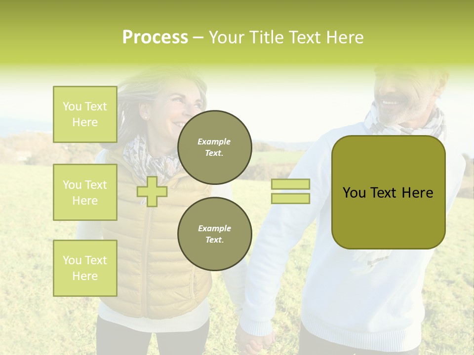 Model Hand Rent PowerPoint Template
