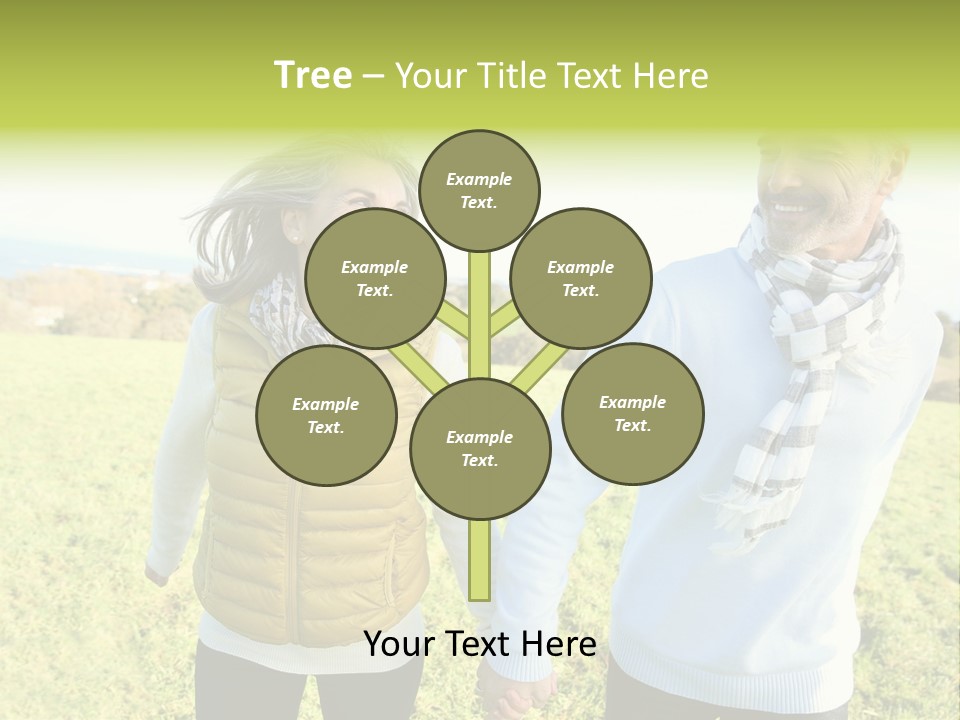 Model Hand Rent PowerPoint Template