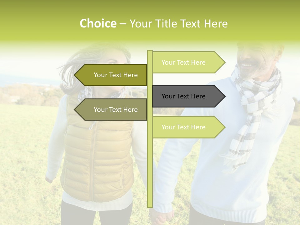 Model Hand Rent PowerPoint Template