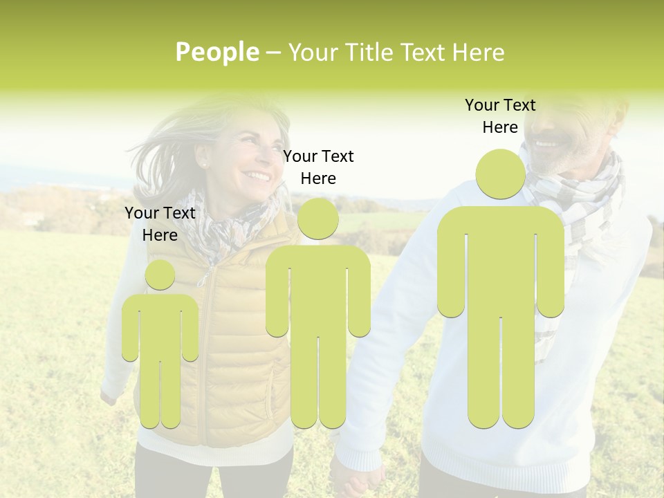 Model Hand Rent PowerPoint Template