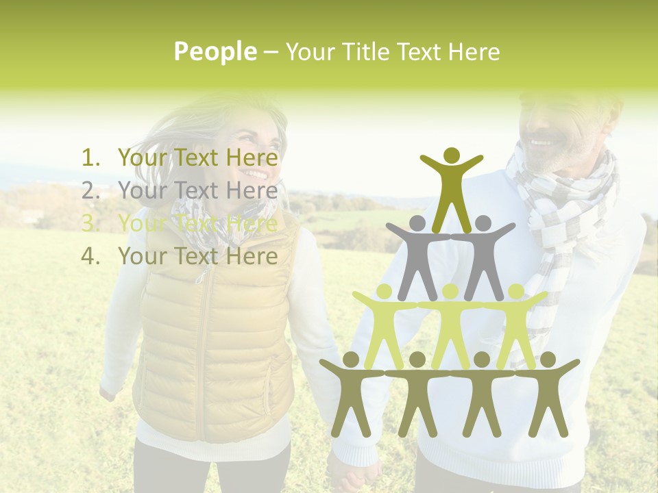 Model Hand Rent PowerPoint Template