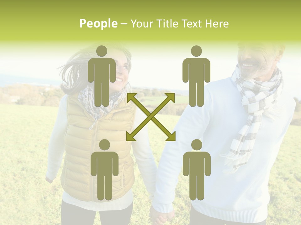 Model Hand Rent PowerPoint Template