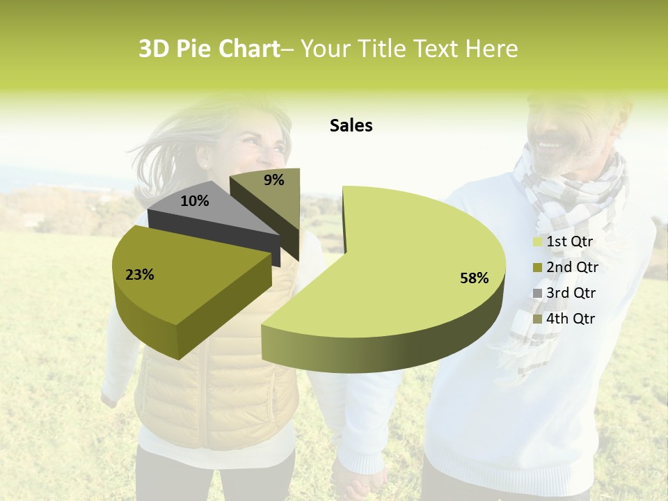 Model Hand Rent PowerPoint Template