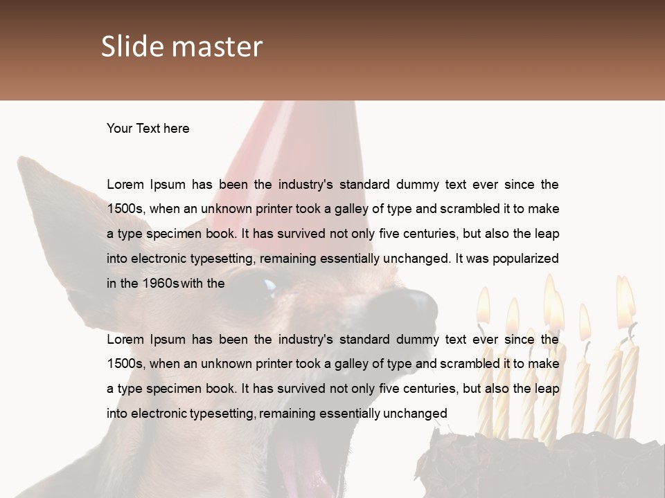 Blue Sky Home Small PowerPoint Template