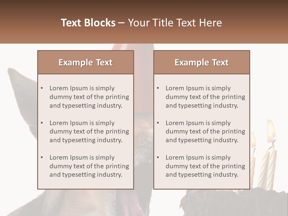 Blue Sky Home Small PowerPoint Template