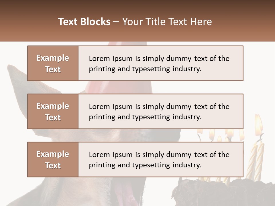 Blue Sky Home Small PowerPoint Template