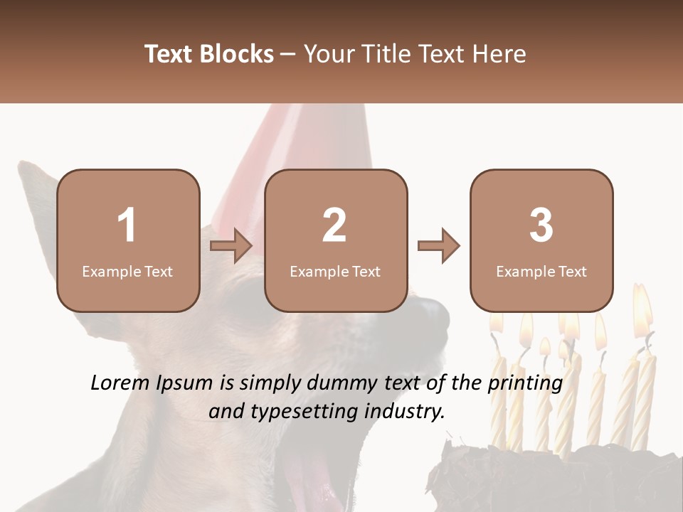 Blue Sky Home Small PowerPoint Template