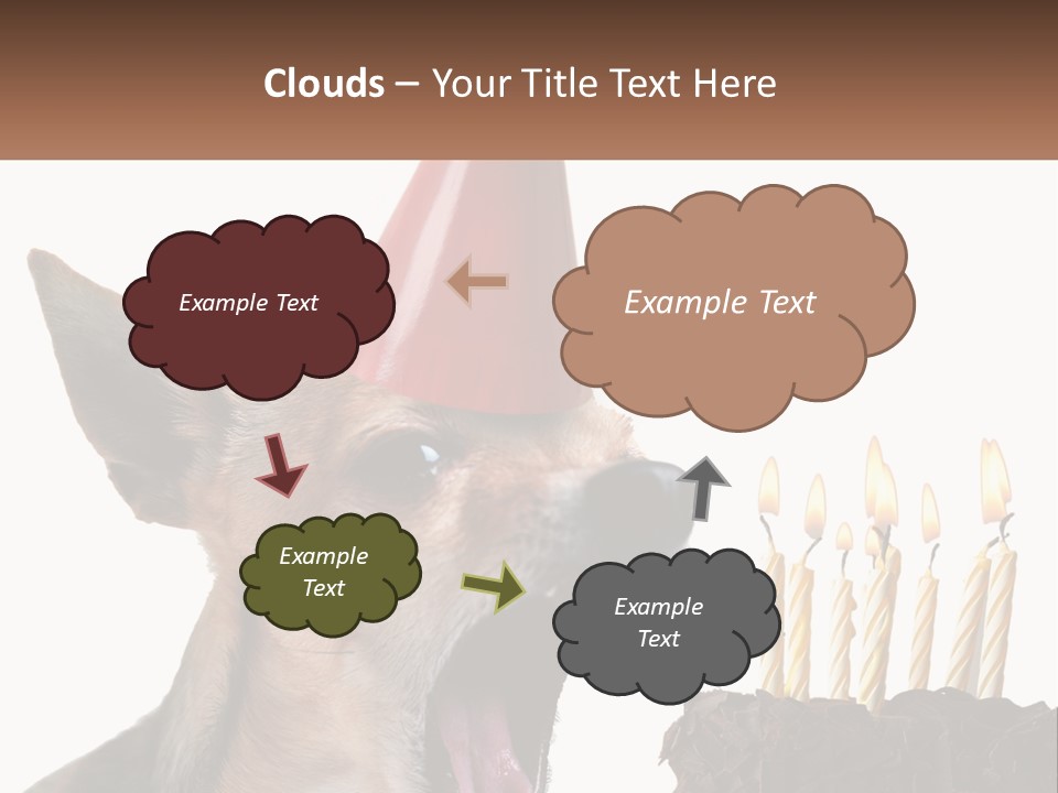 Blue Sky Home Small PowerPoint Template