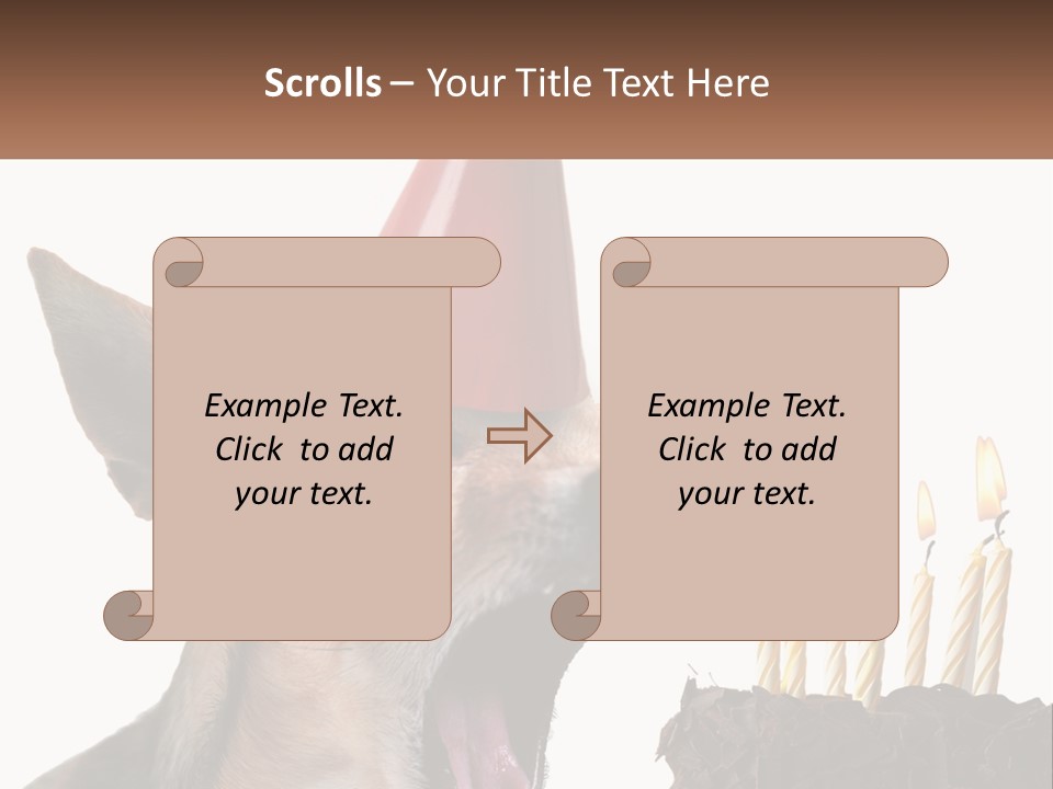 Blue Sky Home Small PowerPoint Template