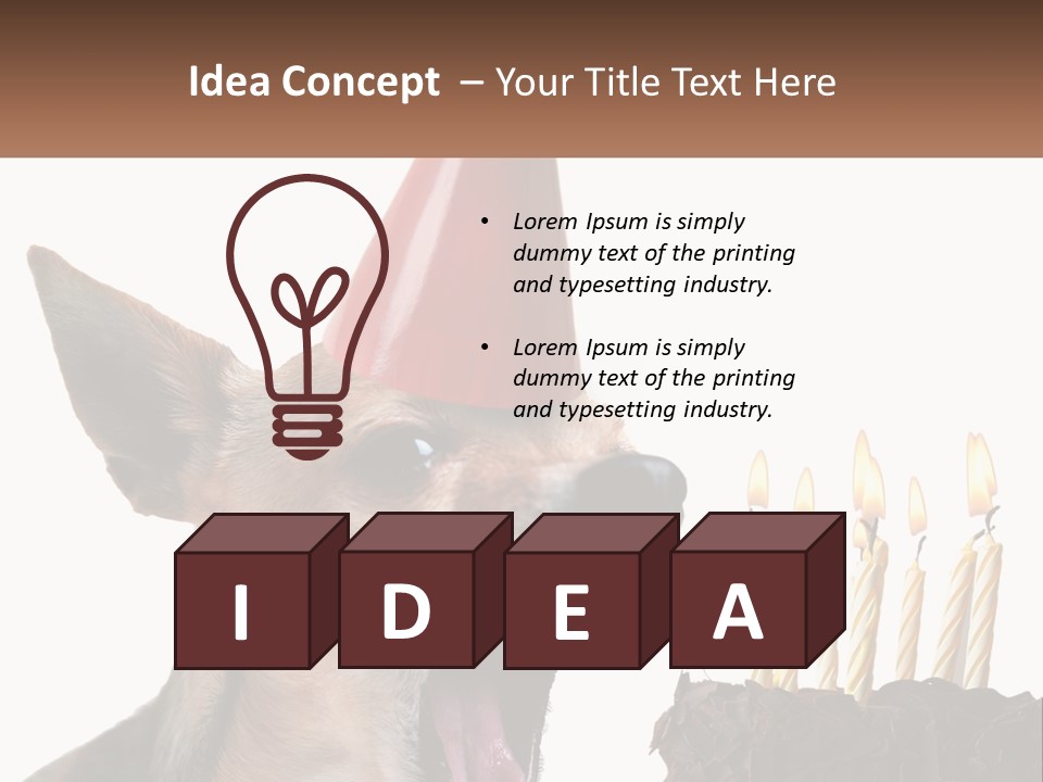 Blue Sky Home Small PowerPoint Template