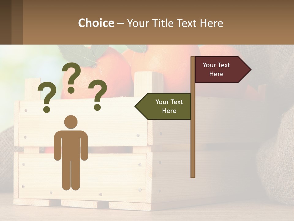 Architect Holding Sky PowerPoint Template