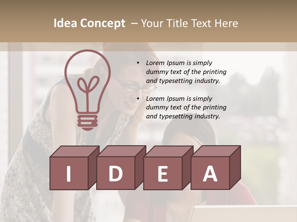 Nature Agent Leaf PowerPoint Template