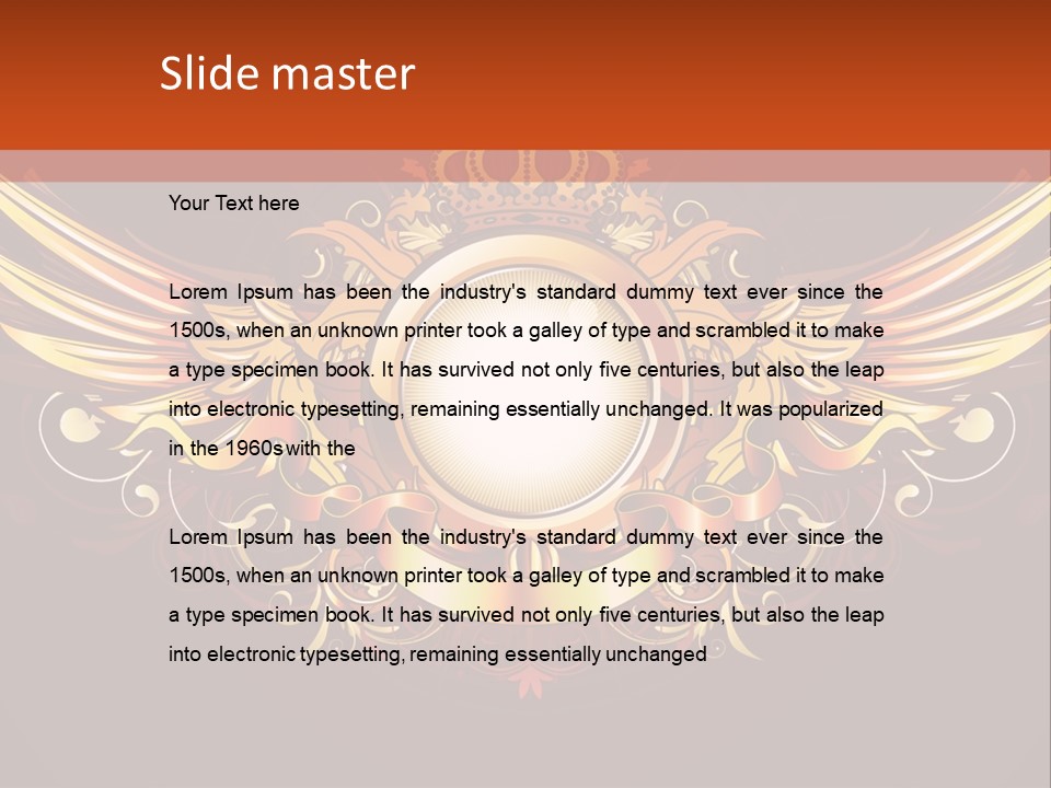 New Man House PowerPoint Template