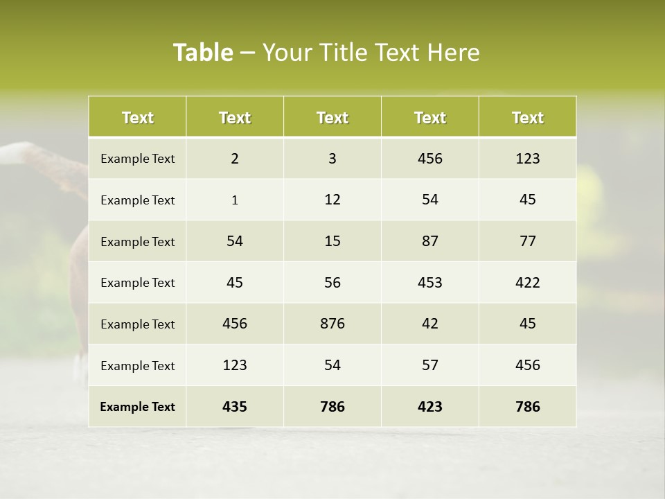 Park Leaf New PowerPoint Template