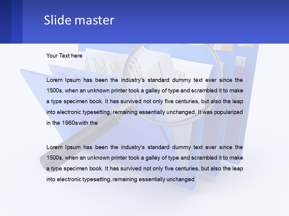 Architect New Human Hand PowerPoint Template