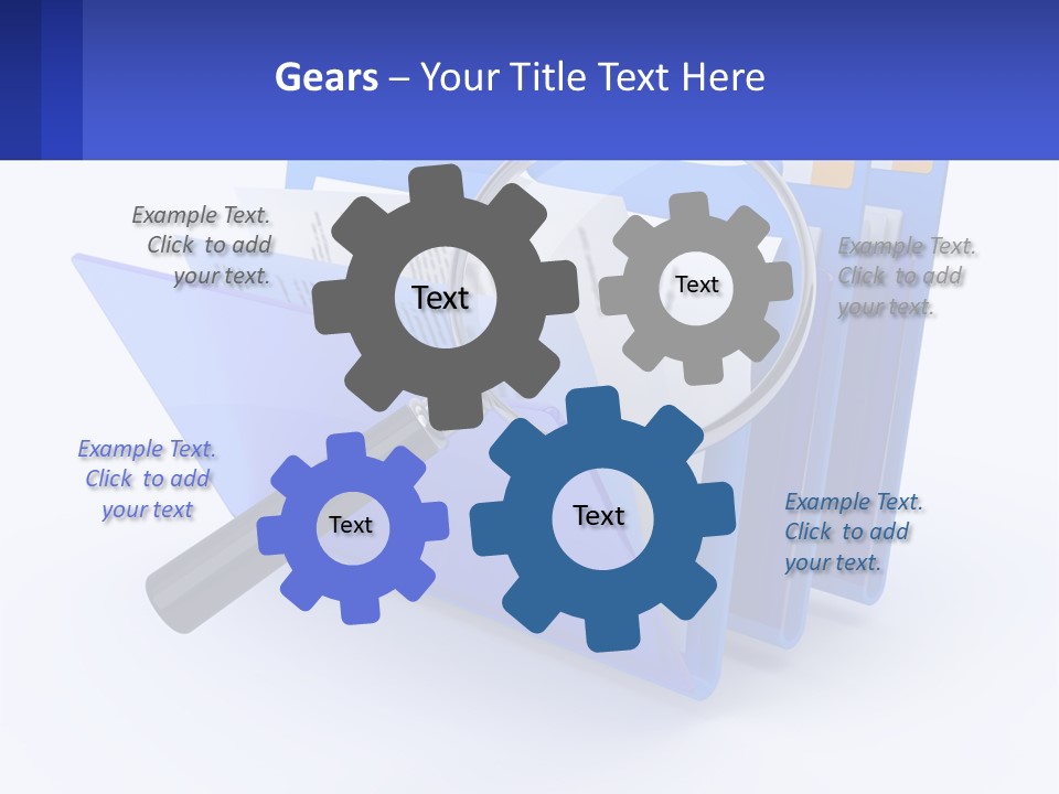 Architect New Human Hand PowerPoint Template