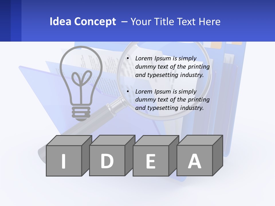 Architect New Human Hand PowerPoint Template