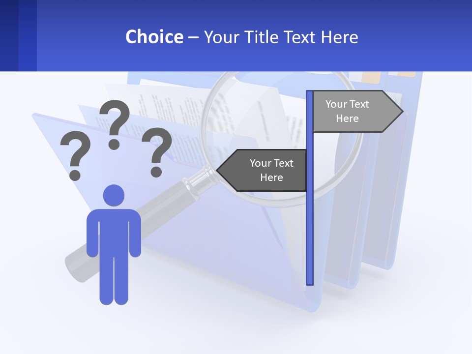 Architect New Human Hand PowerPoint Template