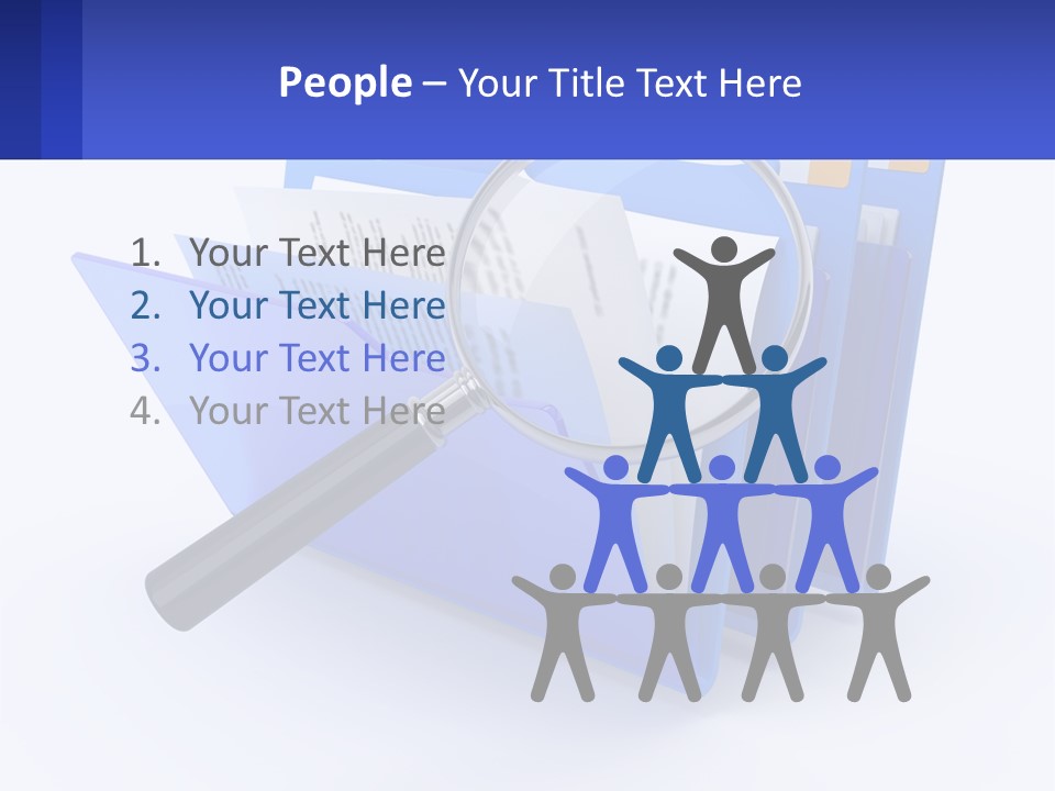 Architect New Human Hand PowerPoint Template