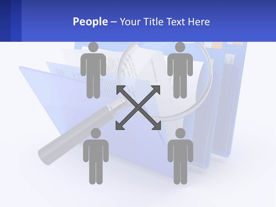 Architect New Human Hand PowerPoint Template