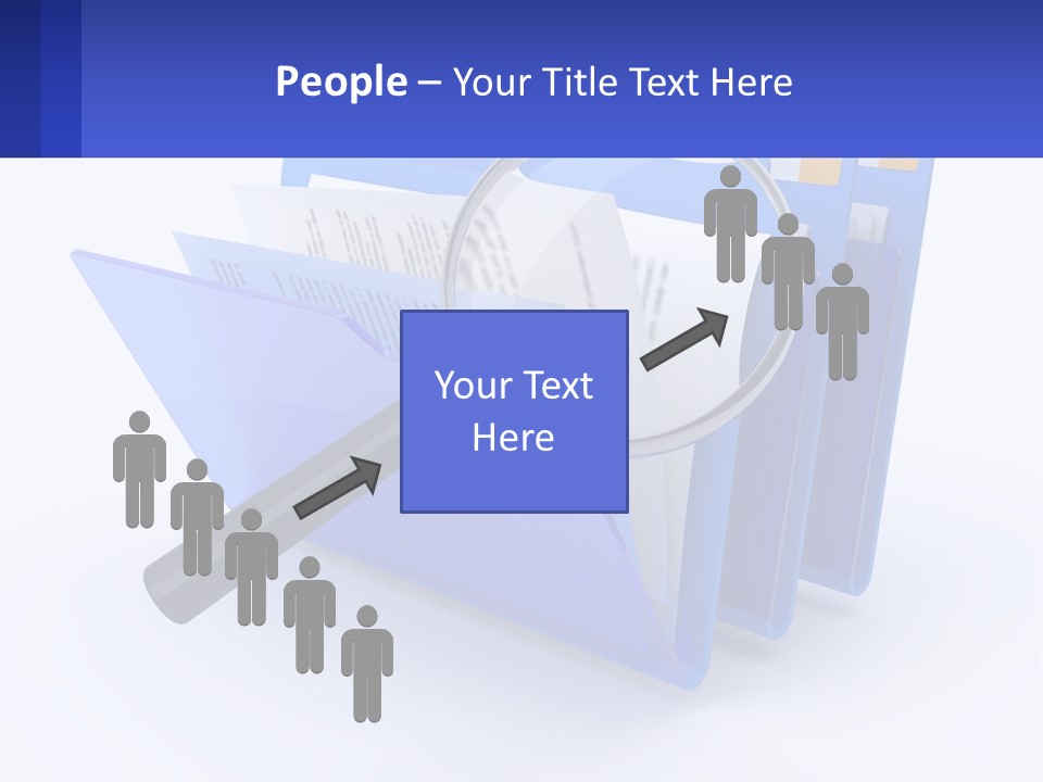 Architect New Human Hand PowerPoint Template