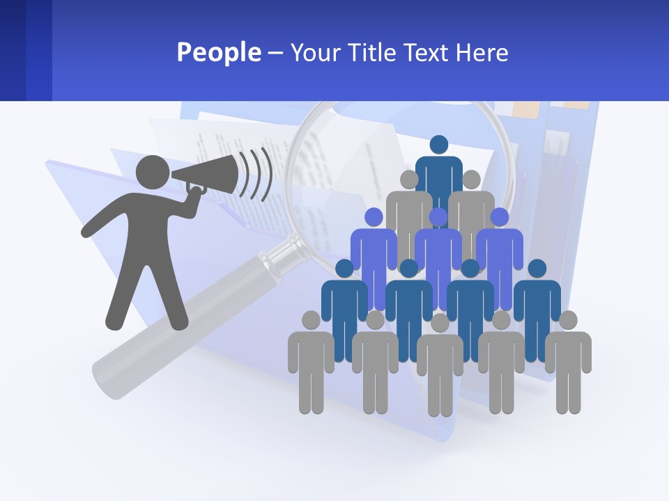 Architect New Human Hand PowerPoint Template