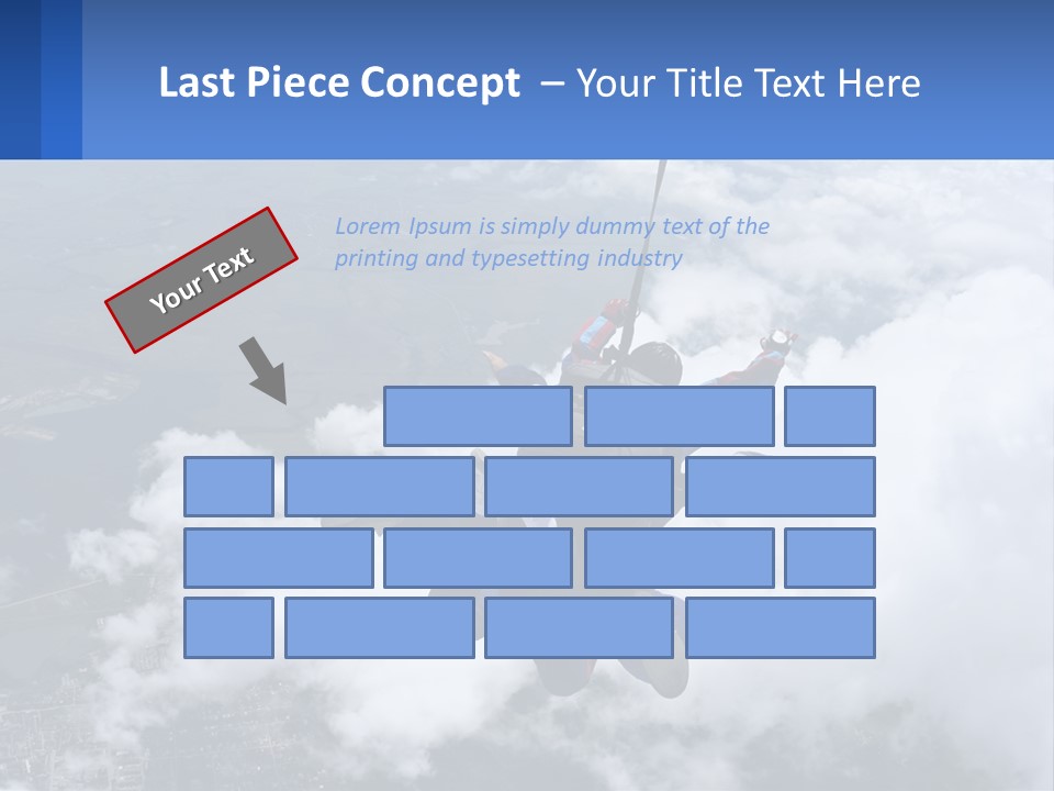 Lawn Hand Model PowerPoint Template