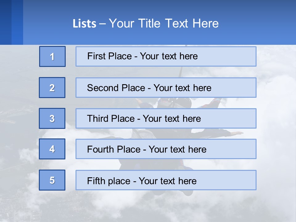 Lawn Hand Model PowerPoint Template