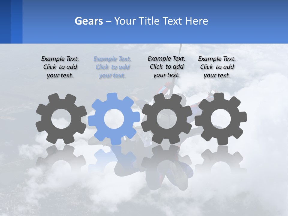 Lawn Hand Model PowerPoint Template