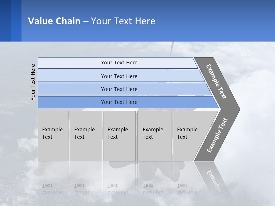 Lawn Hand Model PowerPoint Template