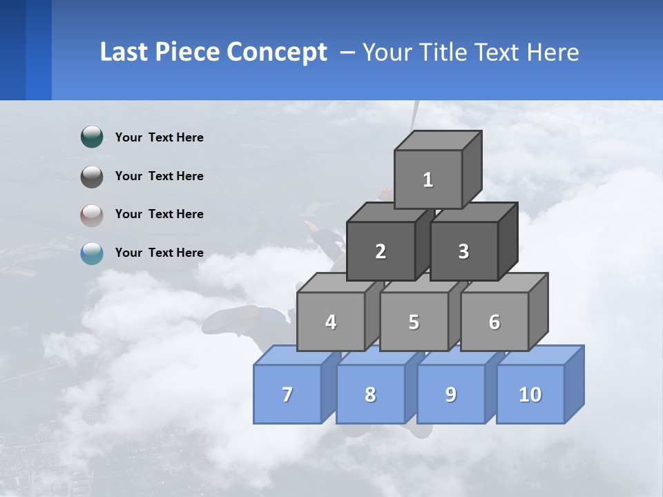 Lawn Hand Model PowerPoint Template