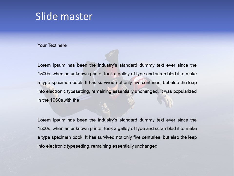 Hand New Business PowerPoint Template