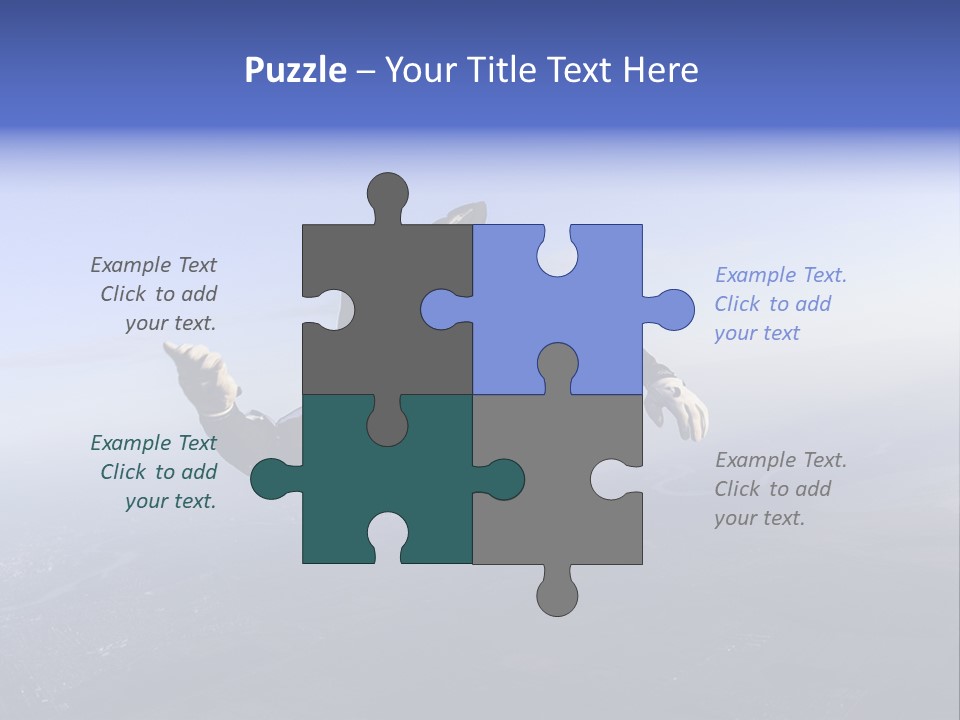 Hand New Business PowerPoint Template