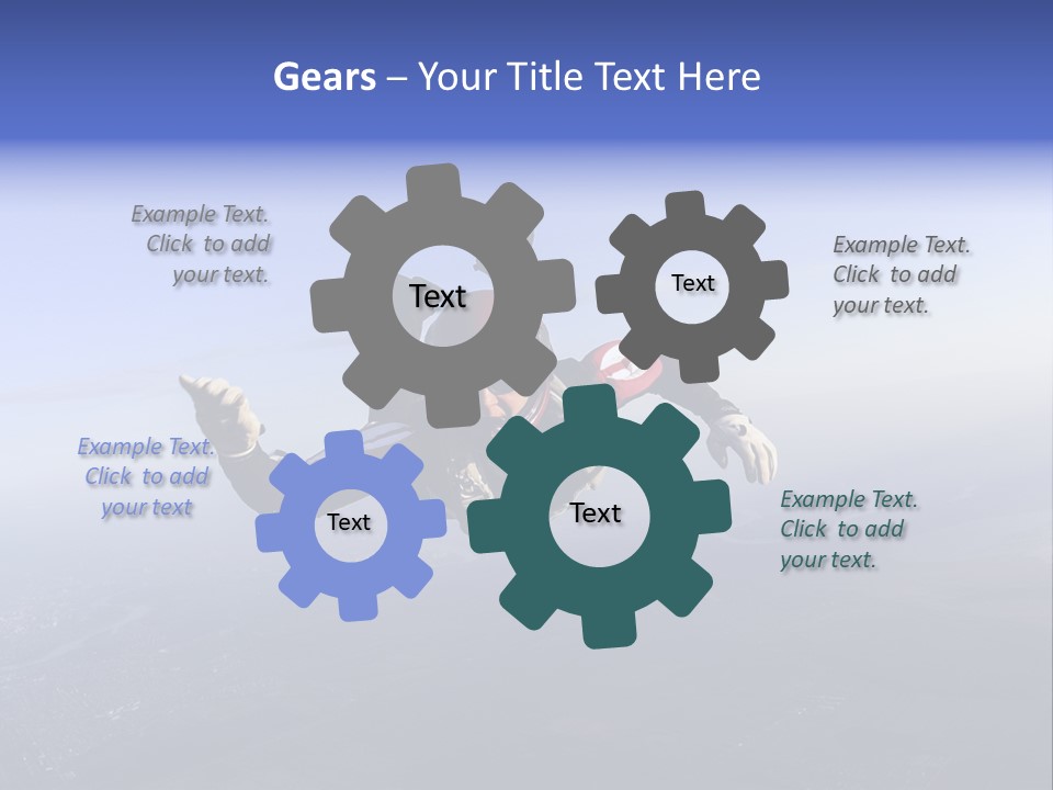 Hand New Business PowerPoint Template