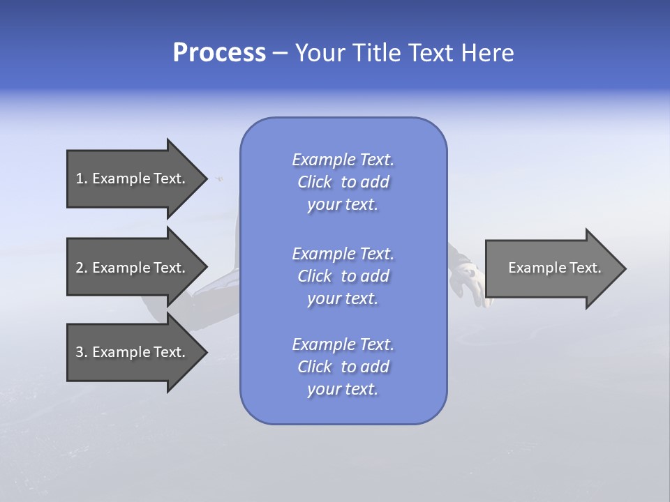 Hand New Business PowerPoint Template