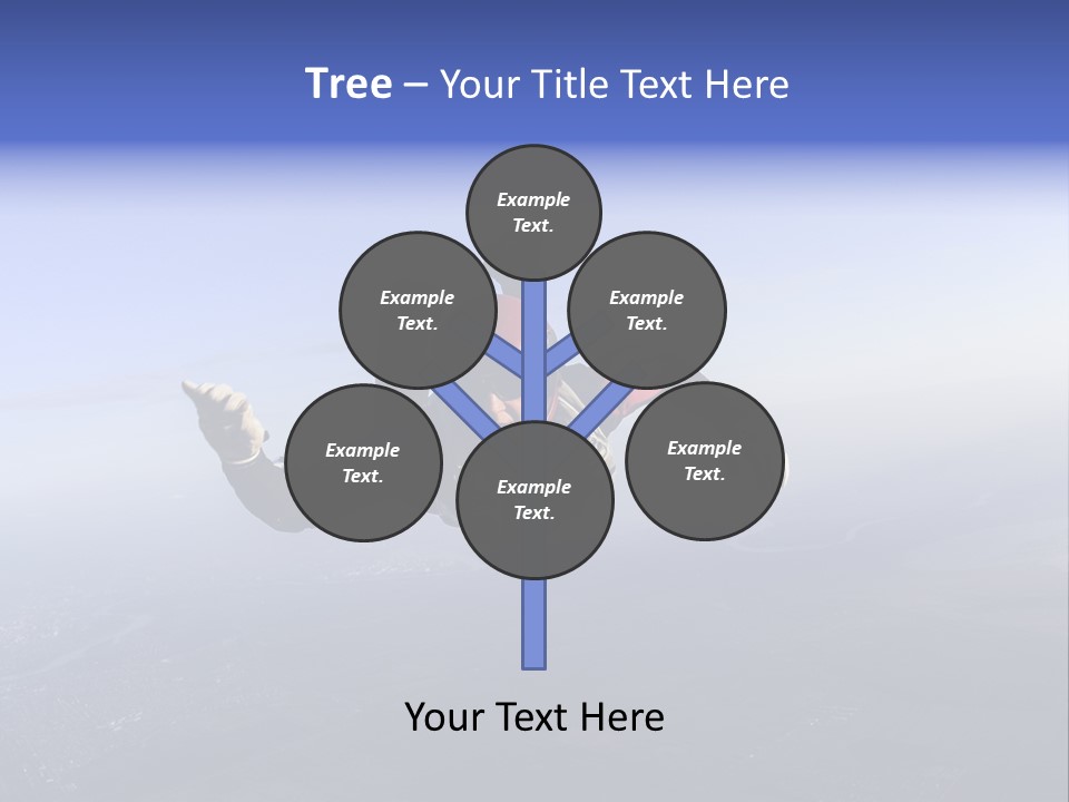 Hand New Business PowerPoint Template