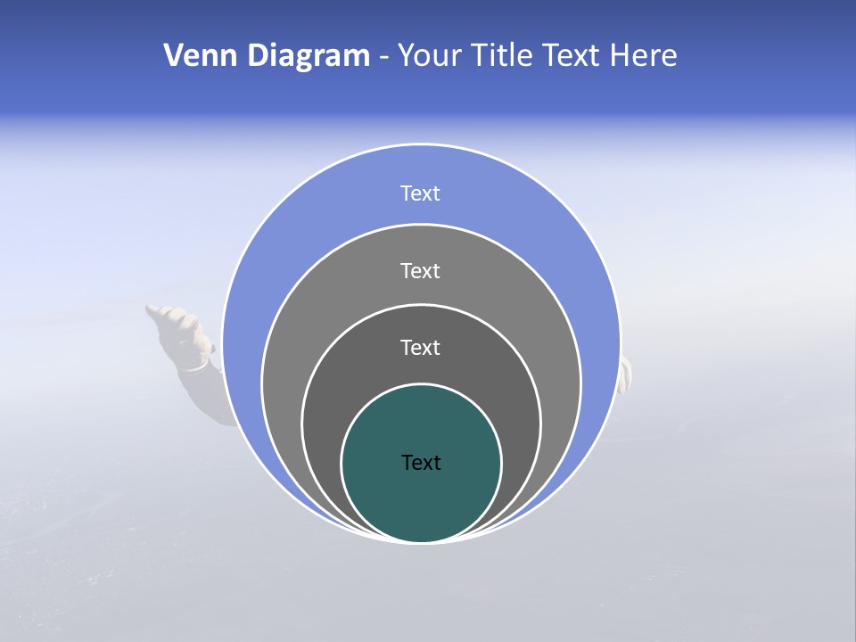 Hand New Business PowerPoint Template