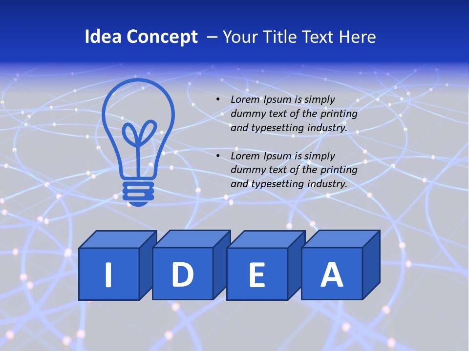 Architect Model Green PowerPoint Template