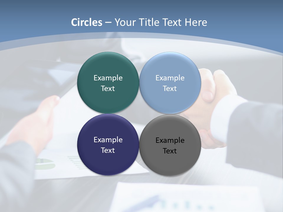 Lawn Purchase Hand PowerPoint Template