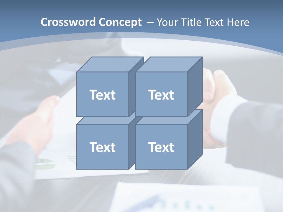 Lawn Purchase Hand PowerPoint Template