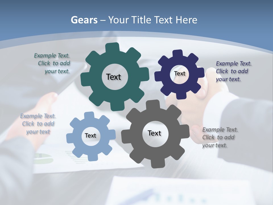 Lawn Purchase Hand PowerPoint Template