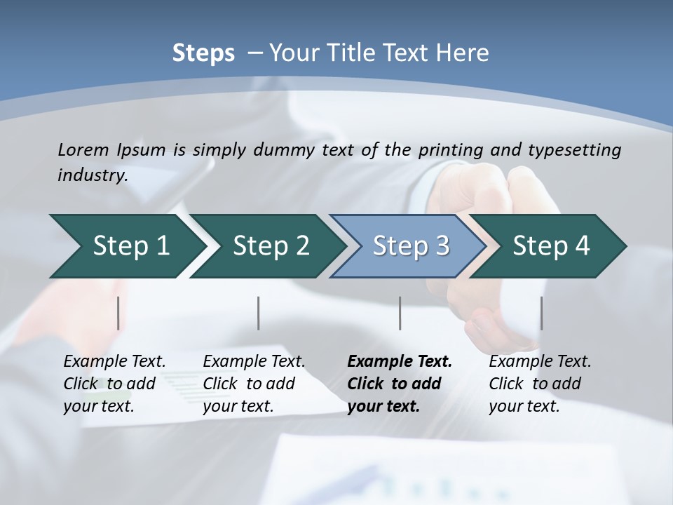 Lawn Purchase Hand PowerPoint Template