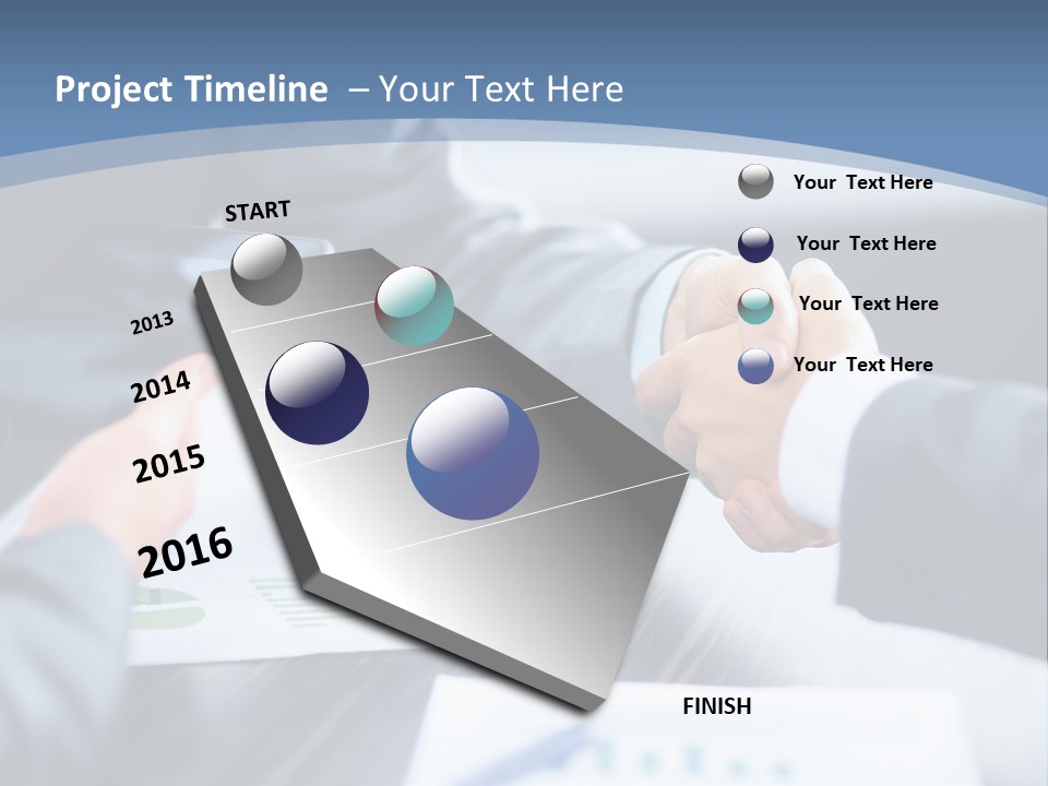 Lawn Purchase Hand PowerPoint Template