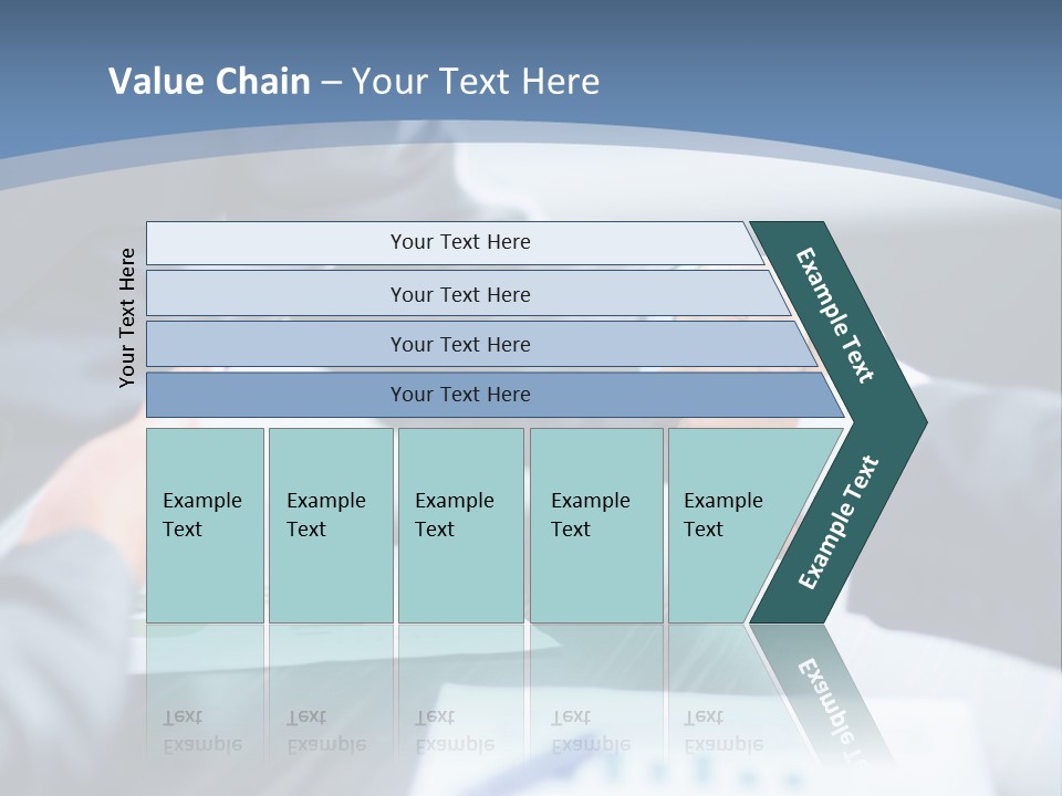 Lawn Purchase Hand PowerPoint Template